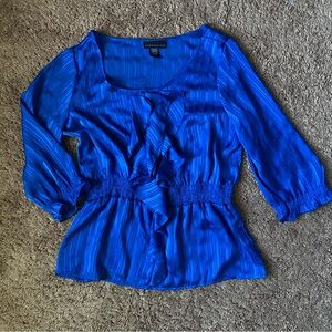 Attention Royal Blue Women's Blouse